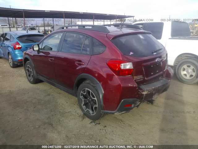 JF2GPAWC2D2890949 - 2013 SUBARU XV CROSSTREK 2.0 PREMIUM RED photo 3