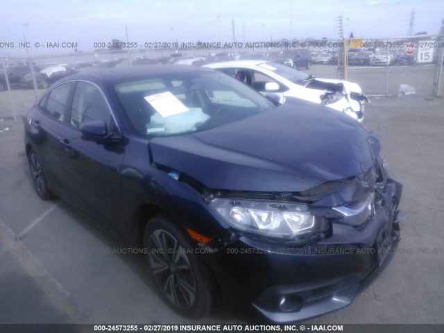 2HGFC1F79HH642642 - 2017 HONDA CIVIC EXL GRAY photo 1