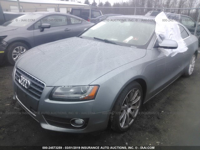 WAULFAFRXBA079081 - 2011 AUDI A5 PREMIUM PLUS GRAY photo 2