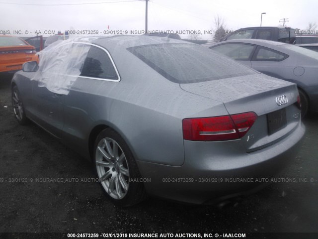 WAULFAFRXBA079081 - 2011 AUDI A5 PREMIUM PLUS GRAY photo 3