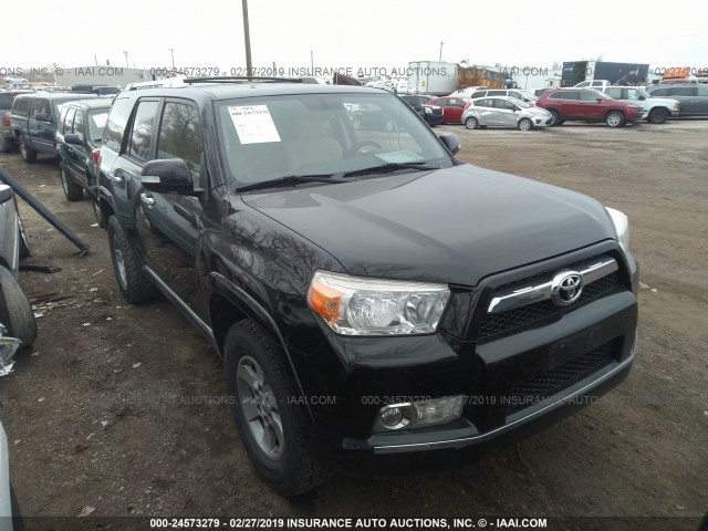 JTEBU5JR1A5031183 - 2010 TOYOTA 4RUNNER SR5/LIMITED/TRAIL BLACK photo 1