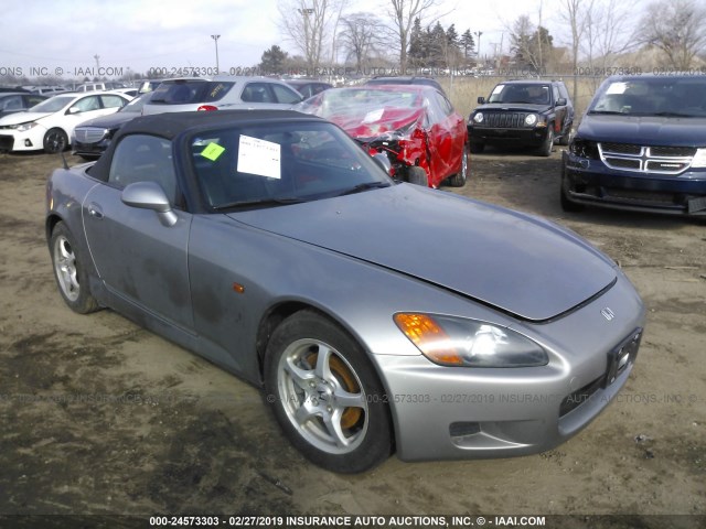 JHMAP11401T002501 - 2001 HONDA S2000 GRAY photo 1