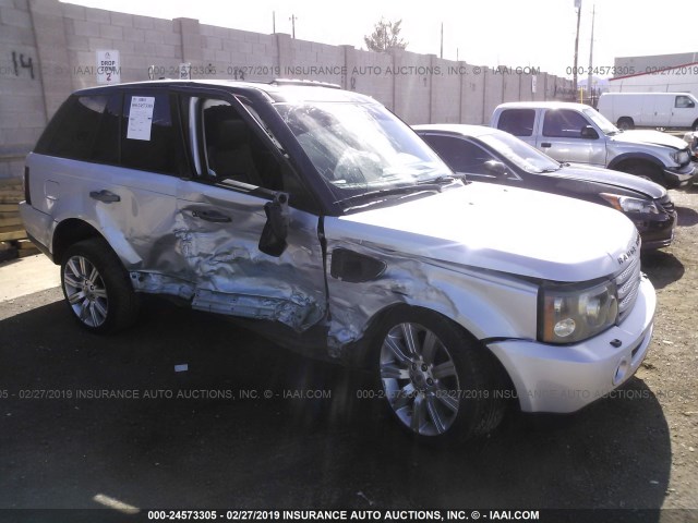 SALSH23467A101147 - 2007 LAND ROVER RANGE ROVER SPORT SUPERCHARGED SILVER photo 1