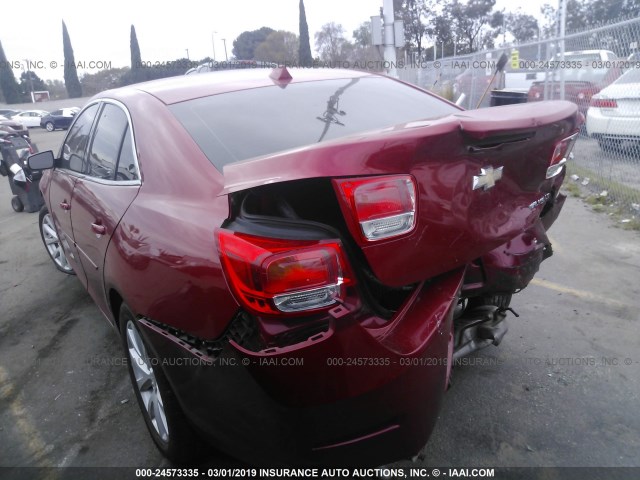 1G11E5SA7DF128434 - 2013 CHEVROLET MALIBU 2LT RED photo 3