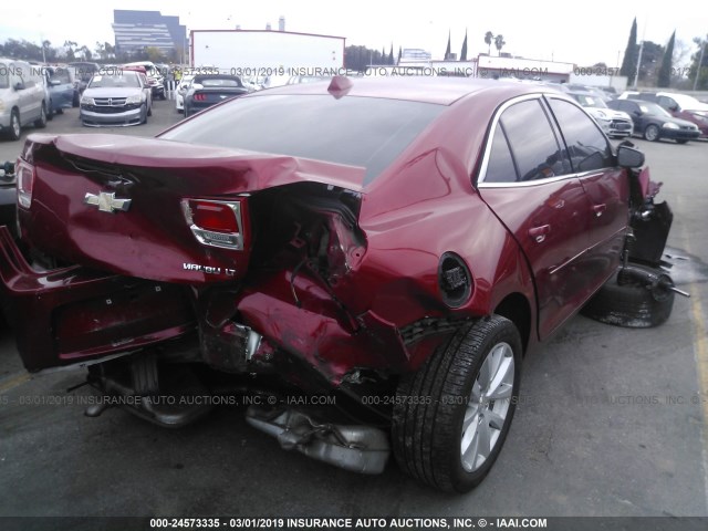 1G11E5SA7DF128434 - 2013 CHEVROLET MALIBU 2LT RED photo 4