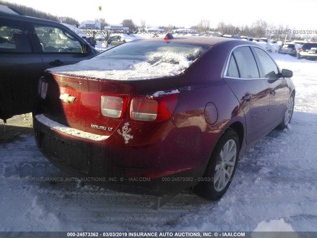 1G11G5SX3DF322540 - 2013 CHEVROLET MALIBU 3LT წითელი ფოტო 4