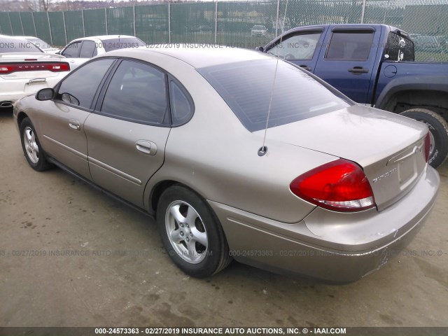 1FAFP55U84G127354 - 2004 FORD TAURUS SES TAN photo 3