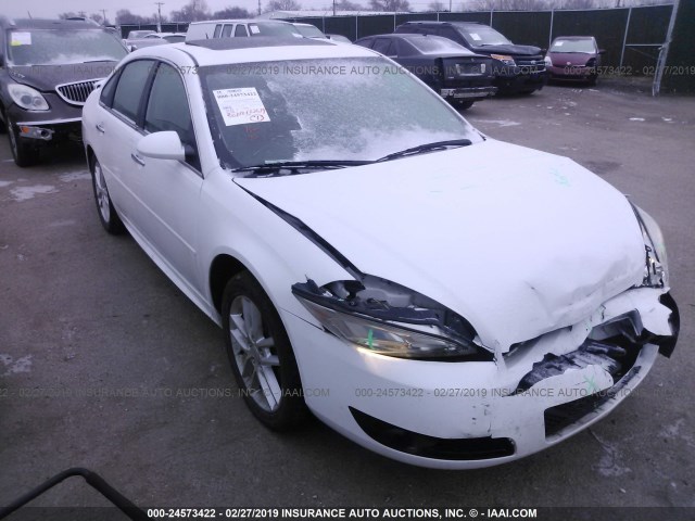 2G1WC5E31E1144050 - 2014 CHEVROLET IMPALA LIMITED LTZ WHITE photo 1