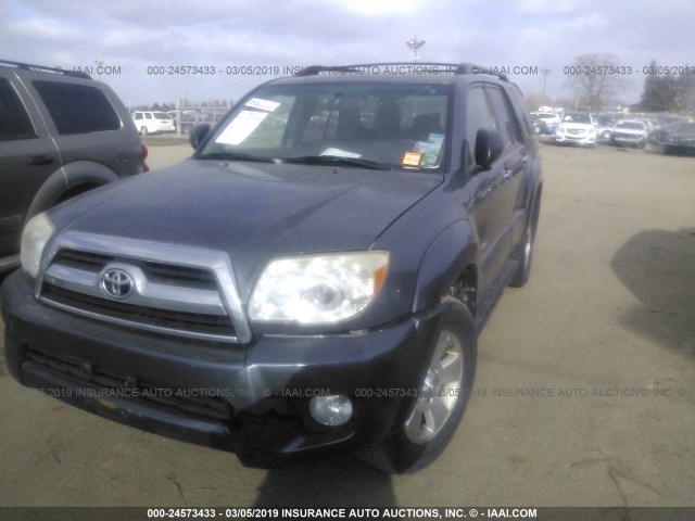 JTEBU14R970121787 - 2007 TOYOTA 4RUNNER SR5/SPORT GRAY photo 2