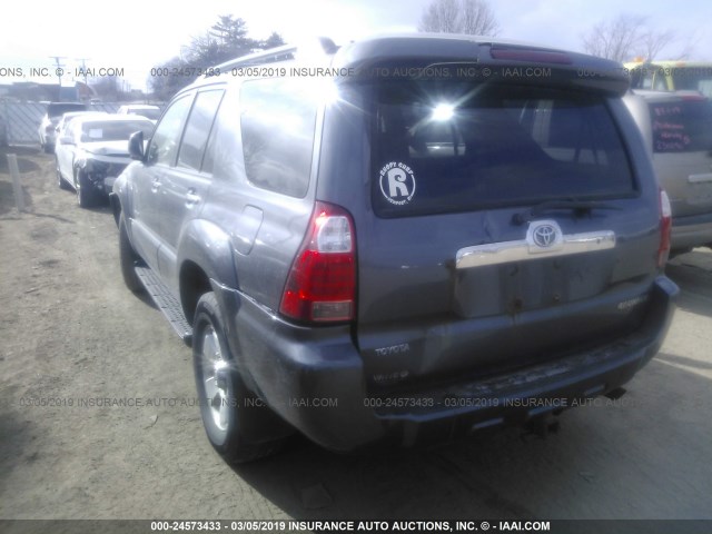 JTEBU14R970121787 - 2007 TOYOTA 4RUNNER SR5/SPORT GRAY photo 3