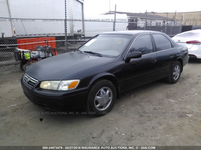 4T1BF22KX1U120718 - 2001 TOYOTA CAMRY LE/XLE 黑色 照片 2