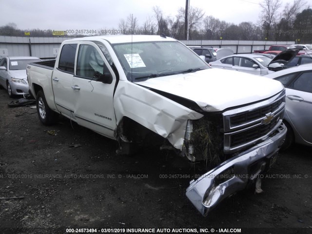 3GCUKSEC4EG130375 - 2014 CHEVROLET SILVERADO K1500 LTZ TURQUOISE photo 1