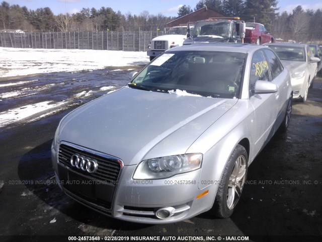 WAUDF78EX7A190626 - 2007 AUDI A4 2.0T QUATTRO SILVER photo 6