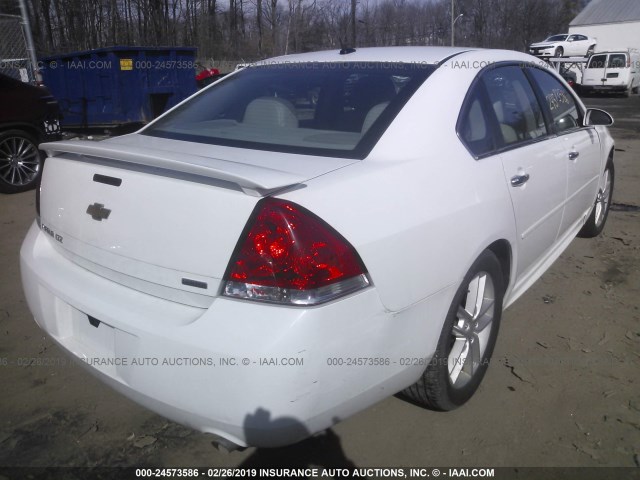 2G1WC5E35G1119400 - 2016 CHEVROLET IMPALA LIMITED LTZ WHITE photo 4