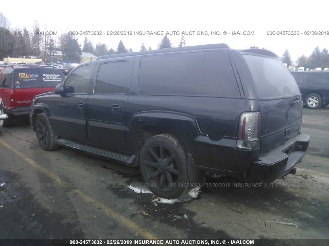 3GYFK66N84G340258 - 2004 CADILLAC ESCALADE ESV BLACK photo 3