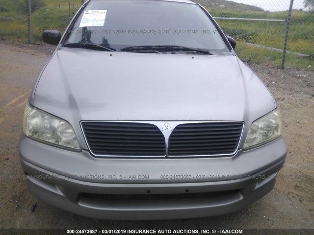 JA3AJ26E43U005942 - 2003 MITSUBISHI LANCER ES TAN photo 6