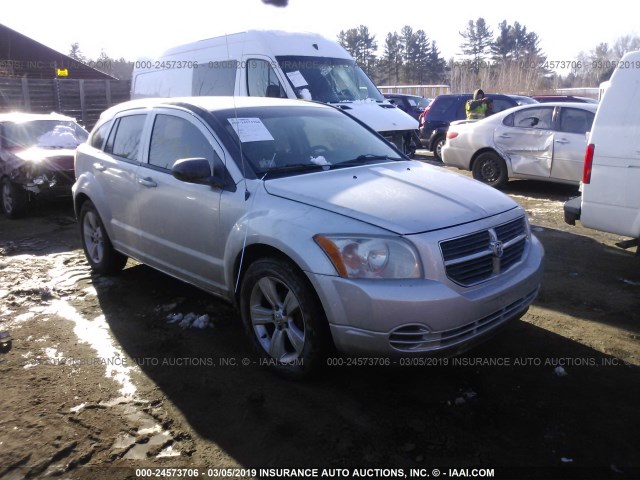 1B3CB4HA3AD550140 - 2010 DODGE CALIBER SXT SILVER photo 1