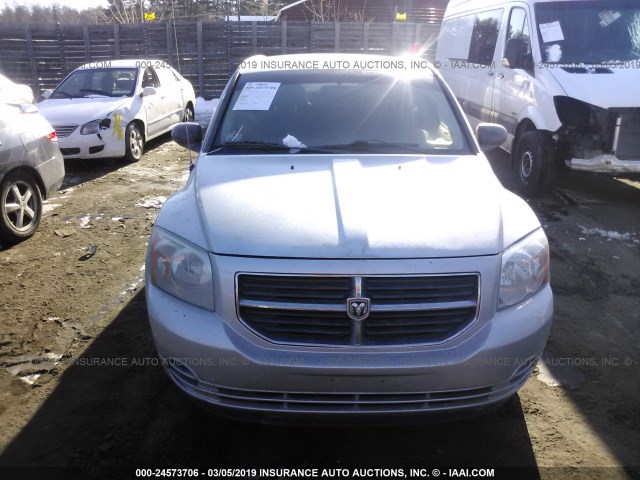 1B3CB4HA3AD550140 - 2010 DODGE CALIBER SXT SILVER photo 6