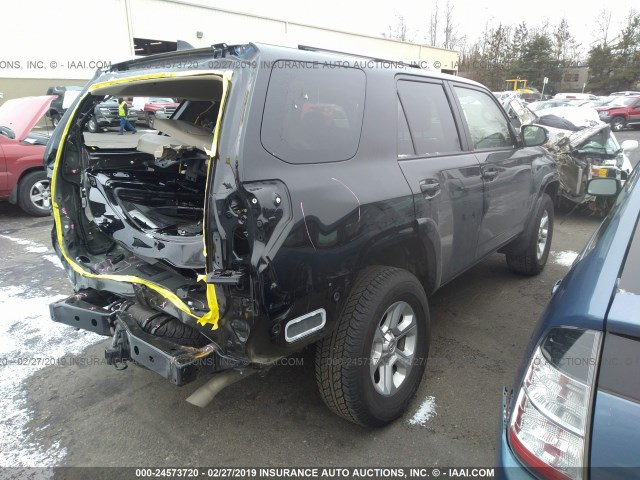 JTEBU5JR3J5585535 - 2018 TOYOTA 4RUNNER SR5 PREM/LTDL/TRAIL/TRD BLACK photo 4