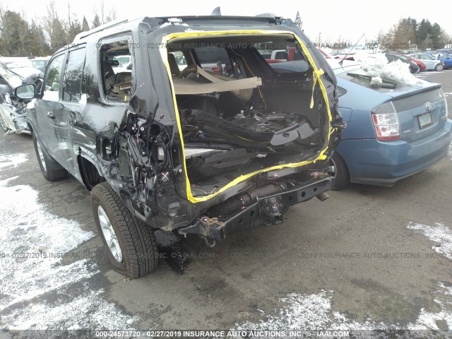 JTEBU5JR3J5585535 - 2018 TOYOTA 4RUNNER SR5 PREM/LTDL/TRAIL/TRD BLACK photo 6