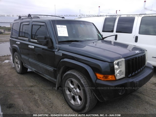 1J8HH48N06C153724 - 2006 JEEP COMMANDER GREEN photo 1