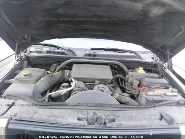 1J8HH48N06C153724 - 2006 JEEP COMMANDER GREEN photo 10