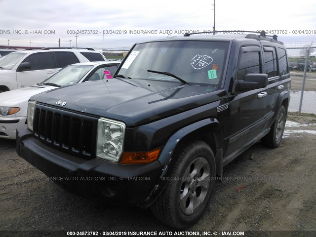 1J8HH48N06C153724 - 2006 JEEP COMMANDER GREEN photo 2