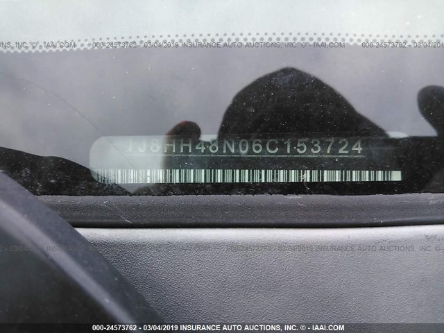 1J8HH48N06C153724 - 2006 JEEP COMMANDER GREEN photo 9