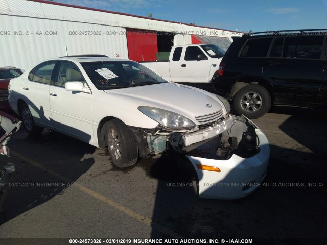 JTHBA30G645004307 - 2004 LEXUS ES 330 WHITE photo 1