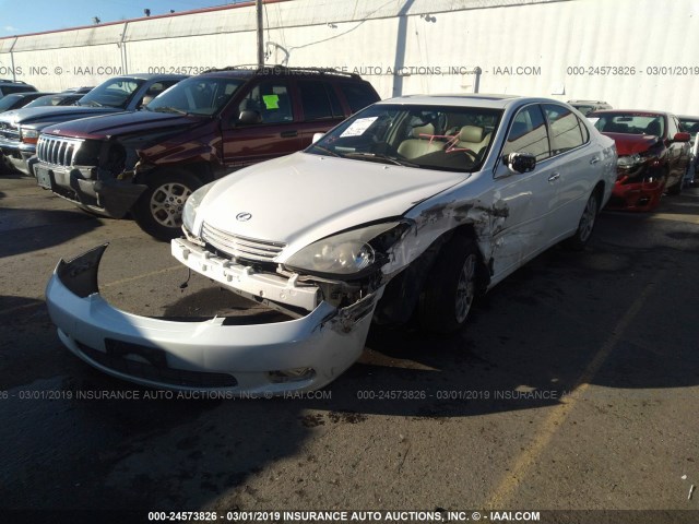 JTHBA30G645004307 - 2004 LEXUS ES 330 WHITE photo 2