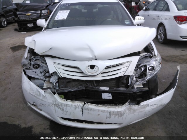 4T4BE46K99R127573 - 2009 TOYOTA CAMRY SE/LE/XLE WHITE photo 6