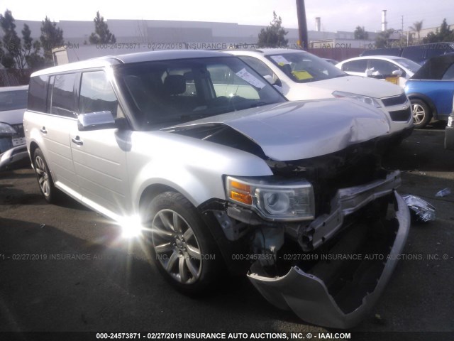 2FMGK5DC0ABA49950 - 2010 FORD FLEX LIMITED SILVER photo 1