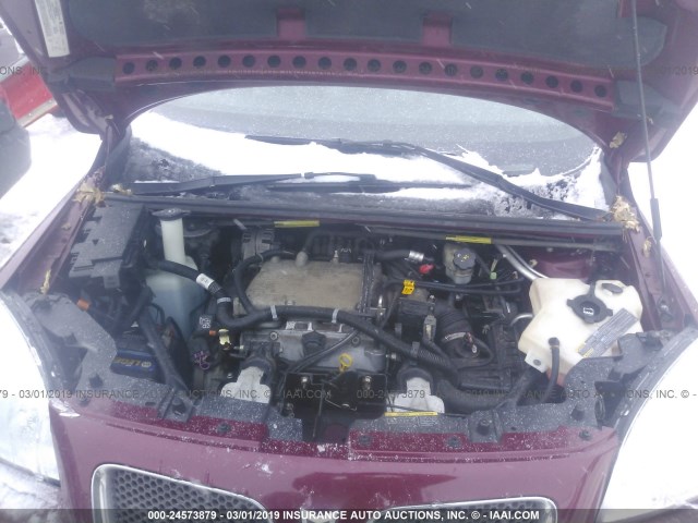 1GMDV33L45D278518 - 2005 PONTIAC MONTANA SV6 MAROON photo 10