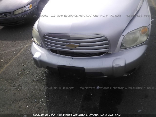 3GNDA13D07S552689 - 2007 CHEVROLET HHR LS SILVER photo 6