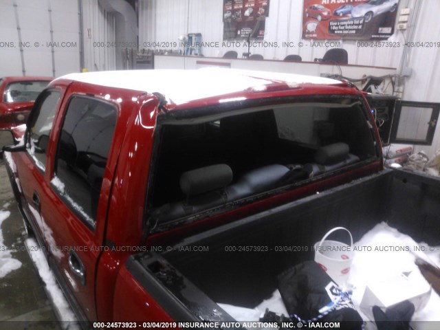 2GCEK13Z271171007 - 2007 CHEVROLET SILVERADO K1500 CLASSIC CREW CAB RED photo 6