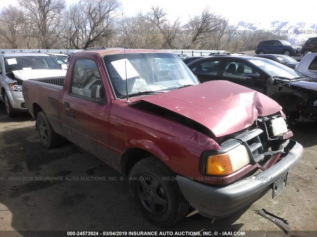1FTCR10A6PPA78530 - 1993 FORD RANGER RED photo 1