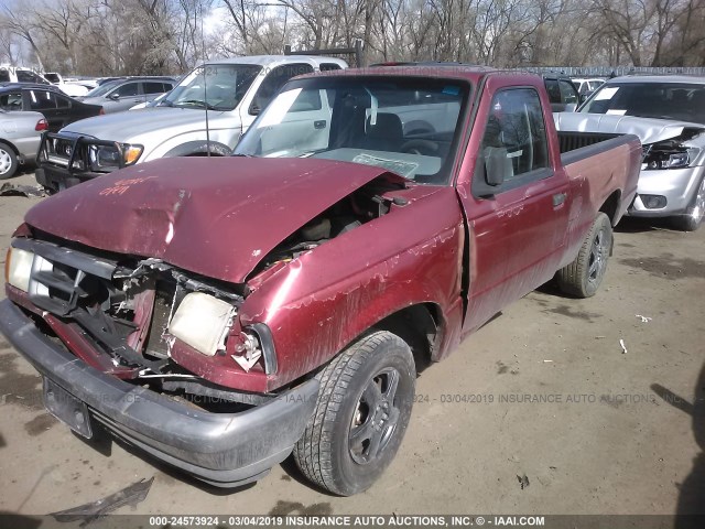 1FTCR10A6PPA78530 - 1993 FORD RANGER RED photo 2