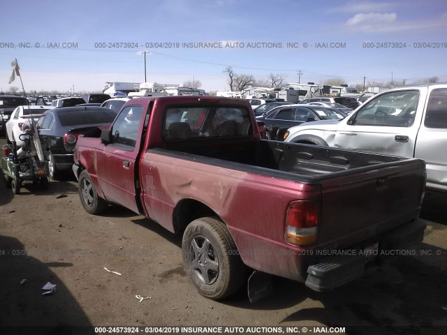 1FTCR10A6PPA78530 - 1993 FORD RANGER RED photo 3