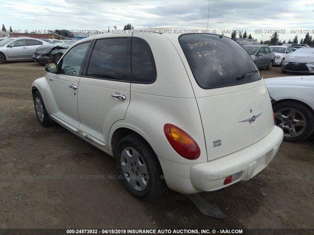 3C4FY58B25T508549 - 2005 CHRYSLER PT CRUISER TOURING WHITE photo 3