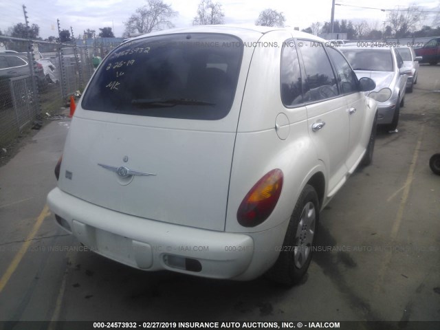 3C4FY58B25T508549 - 2005 CHRYSLER PT CRUISER TOURING WHITE photo 4