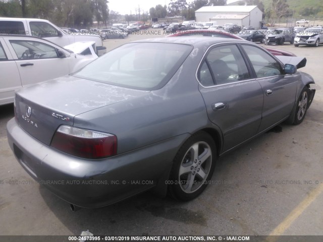 19UUA568X3A091027 - 2003 ACURA 3.2TL TYPE-S GRAY photo 4