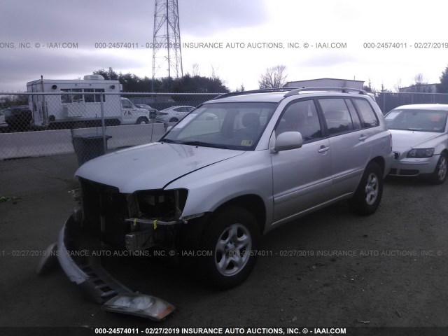 JTEGF21A820060252 - 2002 TOYOTA HIGHLANDER LIMITED SILVER photo 2