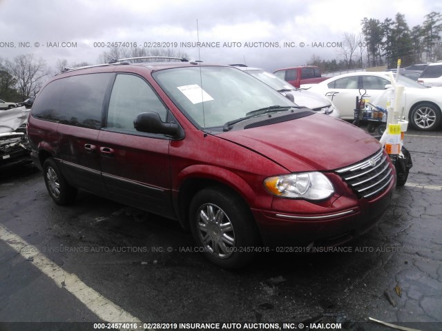 2A8GP64L76R716421 - 2006 CHRYSLER TOWN & COUNTRY LIMITED RED photo 1