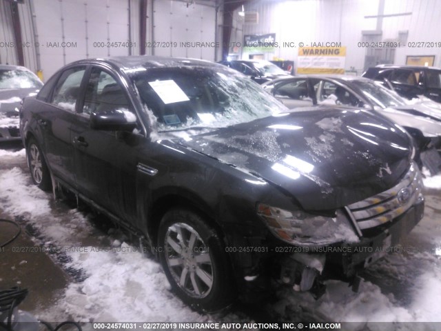 1FAHP24W88G159897 - 2008 FORD TAURUS SEL GRAY photo 1