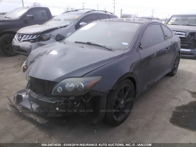 JTKDE167090296611 - 2009 TOYOTA SCION TC BLACK photo 2
