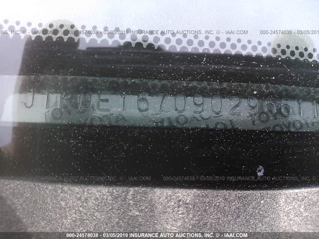 JTKDE167090296611 - 2009 TOYOTA SCION TC BLACK photo 9