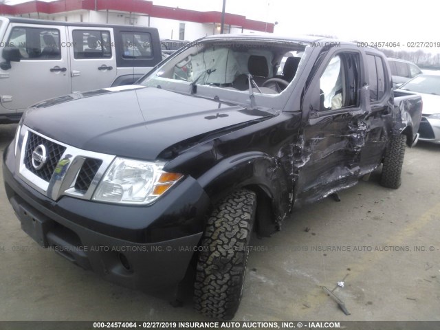 1N6AD0ER8DN730552 - 2013 NISSAN FRONTIER S/SV/SL/PRO-4X BLACK photo 2