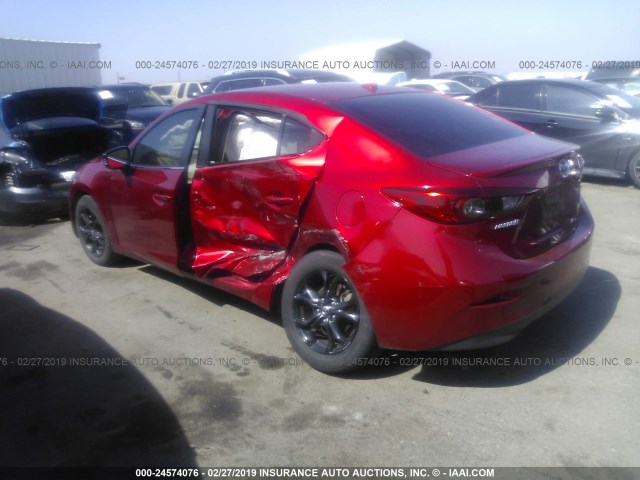 JM1BM1W79E1113373 - 2014 MAZDA 3 GRAND TOURING RED photo 3