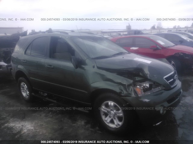 KNDJC733865541996 - 2006 KIA SORENTO EX/LX GREEN photo 1