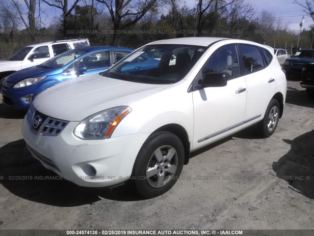 JN8AS5MT1BW161655 - 2011 NISSAN ROGUE S/SV/KROM WHITE photo 2